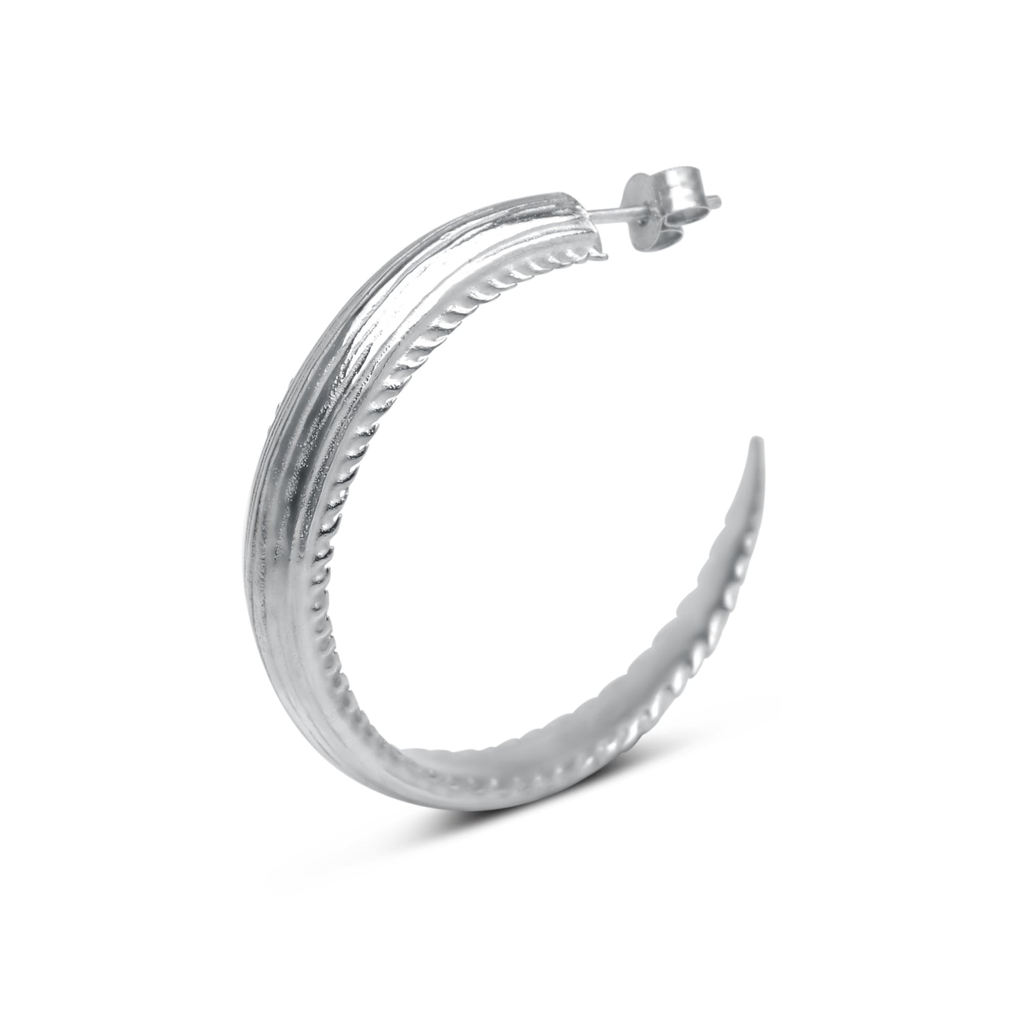 Ray Hoop Earrings - Large