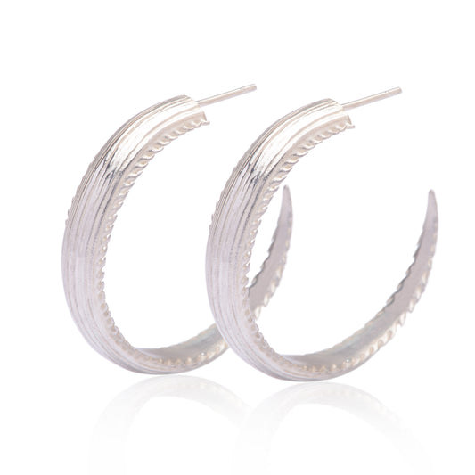 Ray Hoop Earrings - Large