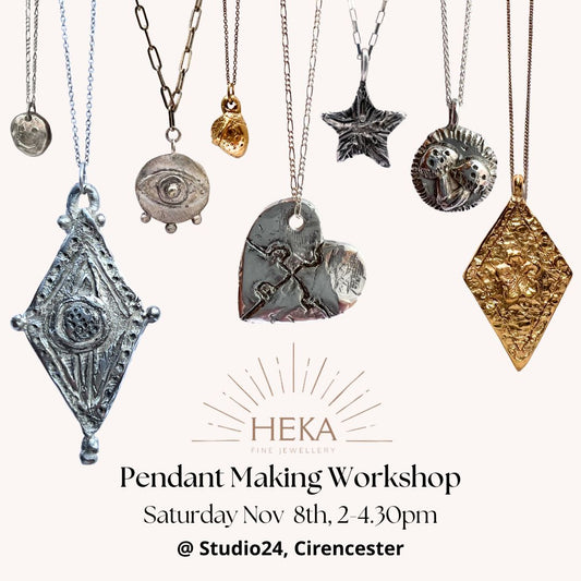 Pendant Making Workshop @Studio 24, 8th November