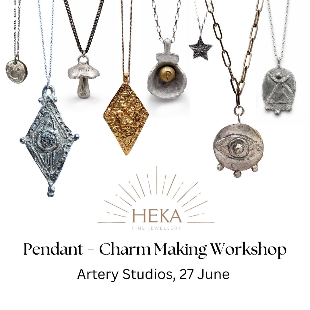 Pendant + Charm Making Workshop @ Artery Studios 27 June